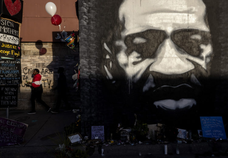 George Floyd memorial in Minneapolis