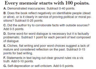 Memoir's truthy obligations: a handy how-to guide